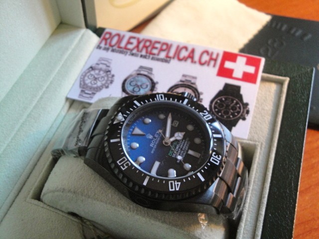 Rolex deepsea prohunter d-blue jacques piccard replica