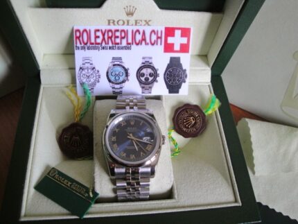 Rolex replica datejust roman blue dial jubilèè