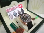 Rolex replica yacht master I new basilea strip rubber caucciù imitazione orologio
