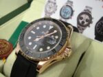 Rolex replica yacht master I new basilea strip rubber caucciù imitazione orologio