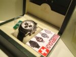 Rolex replica daytona dial panda pelle leather imitazione replica orologio
