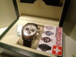 Rolex replica daytona dial panda pelle leather imitazione replica orologio