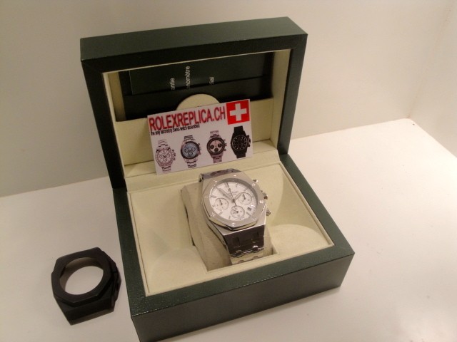 Audemars Piguet replica offshore crono Leo Messi limited stainless stell white dial