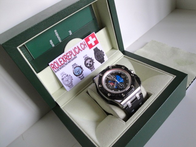 Audemars Piguet replica offshore grand prix blue edition platinum replica orologio imitazione