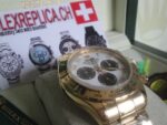 Rolex replica daytona dial panda gold yellow imitazione replica orologio