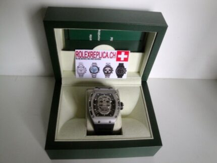 Richard Mille replica RM52-01 skull nano ceramic limited edition stainless stell imitazione orologio
