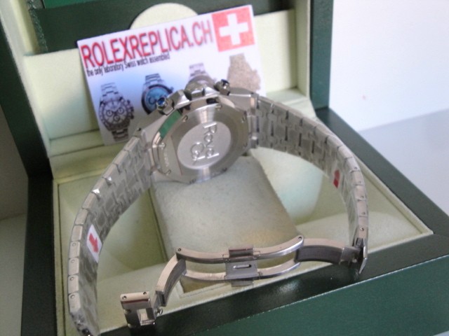 Audemars piguet royal oak chrono blue dial orologio replica copia imitazione