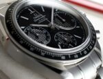 Omega replica speedmaster co-axial black dial racing edition acciaio imitazione orologio