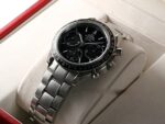 Omega replica speedmaster co-axial black dial racing edition acciaio imitazione orologio