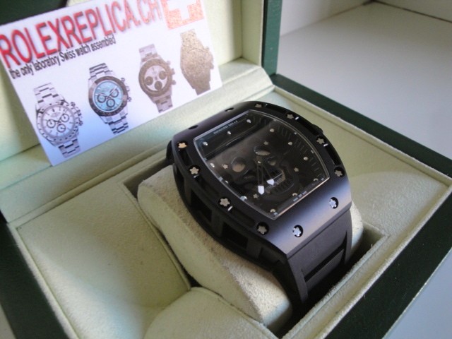 Richard Mille replica RM036 skull nano ceramic full pro-hunter PVD limited edition imitazione orologio