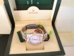 Rolex replica datejust acciaio bianco barrette orologio replica imitazione
