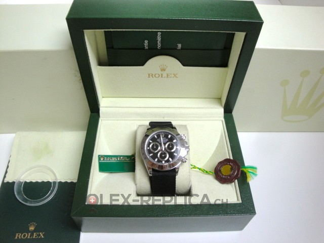 Rolex replica daytona classic cordura strip nylon black dial replica orologi imitazione