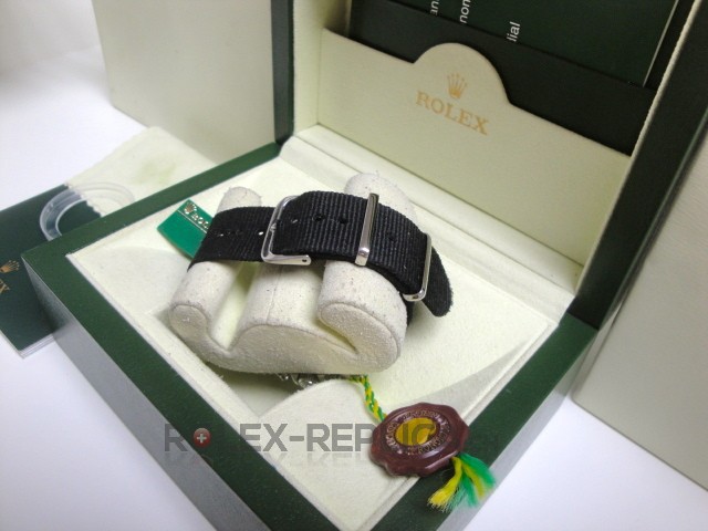 Rolex replica daytona classic cordura strip nylon black dial replica orologi imitazione