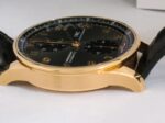 IWC schaffhausen replica portoghese rose gold black dial chrono
